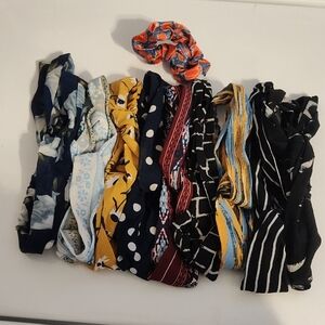 Colorful Hair Scrunchies Set